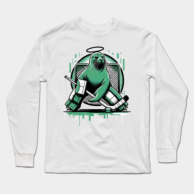 Seals Hockey Long Sleeve T-Shirt by Spagoo